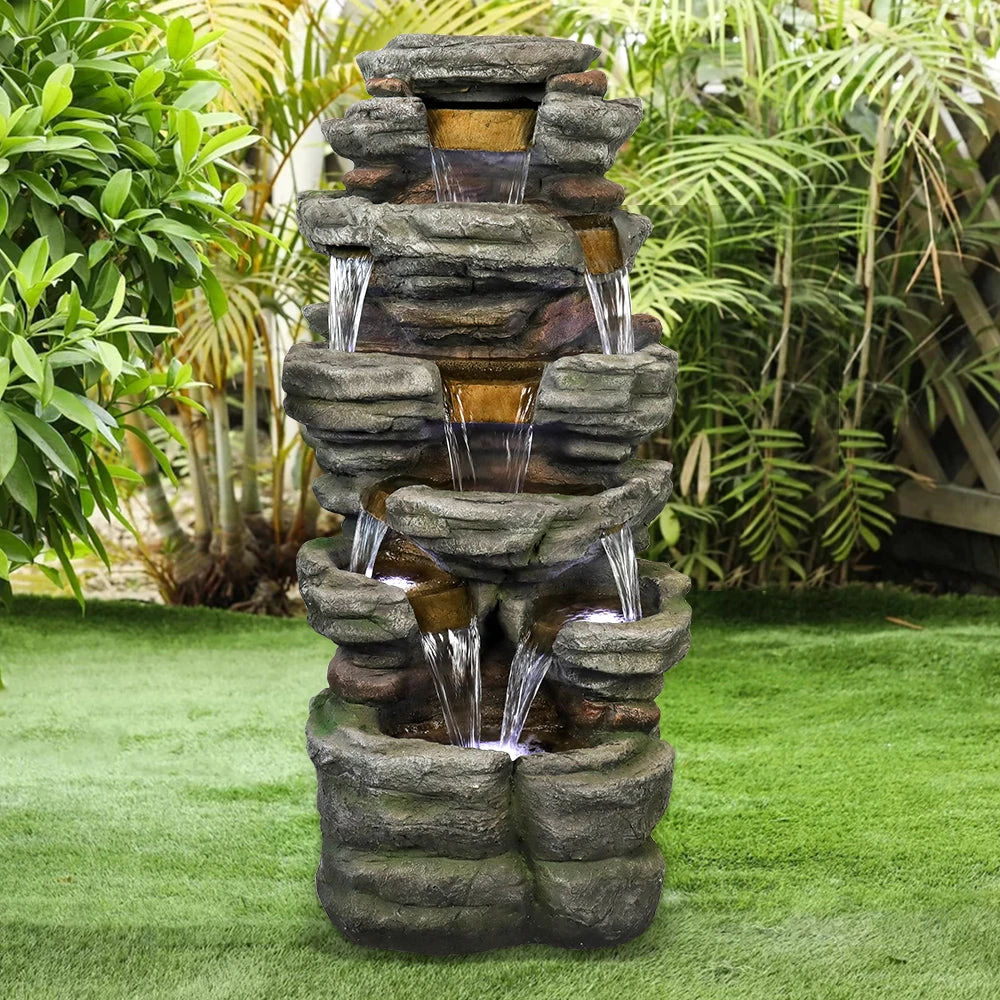 outdoor electric water fountains - futuristic smart outdoor water fountain technology 2025