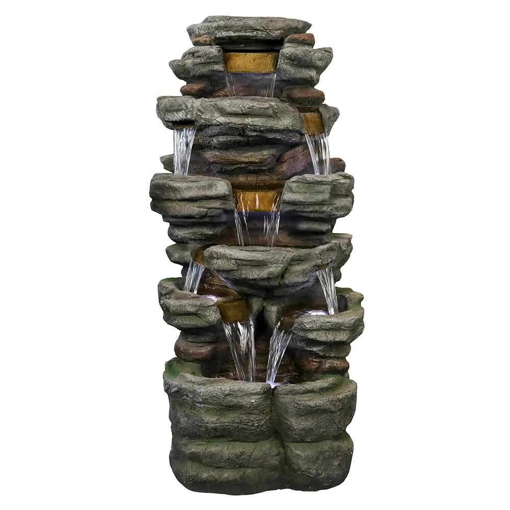 autumn leaves on water - diy fountain setup autumn leaves