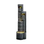 39.5"H-Outdoor Water Fountain with LED Lights
