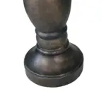 22" Fiber Concrete Antique Pedestal Birdbath | Outdoor Faux Stone